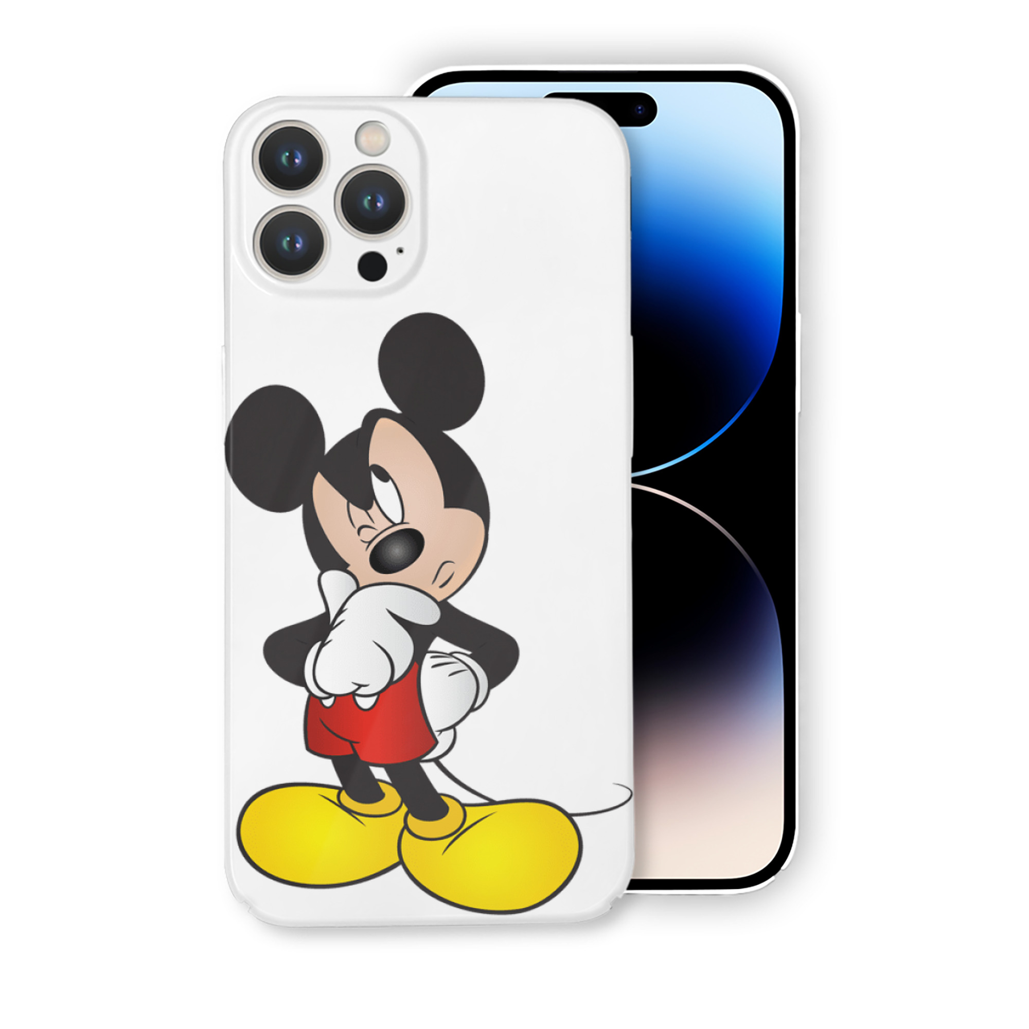 （画像用） ミッキーマウス Mickey Mouse 【iPhone 14シリーズ対応】ハードケース